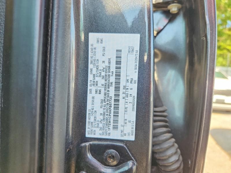 2019 FORD F150 SUPERCREW 12