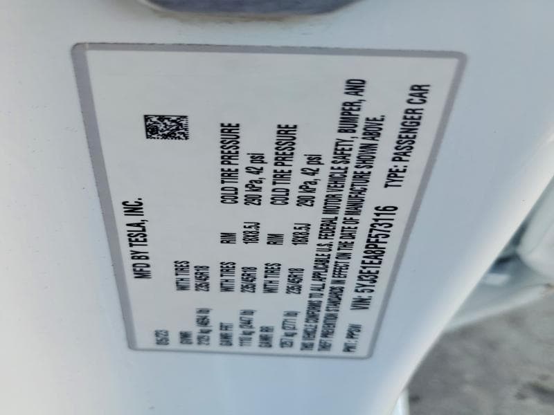 2023 TESLA MODEL 3 12