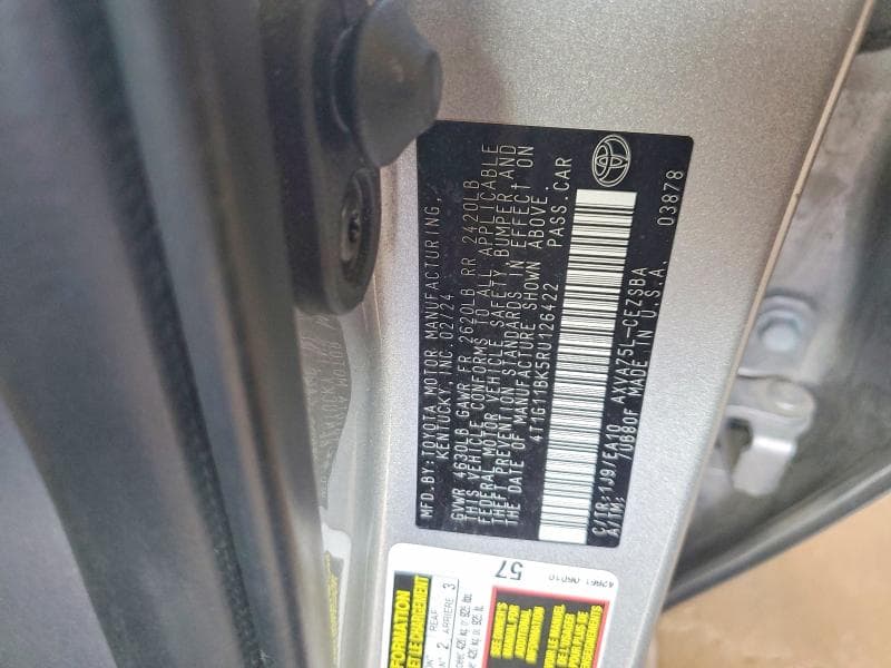 2024 TOYOTA CAMRY SE 12