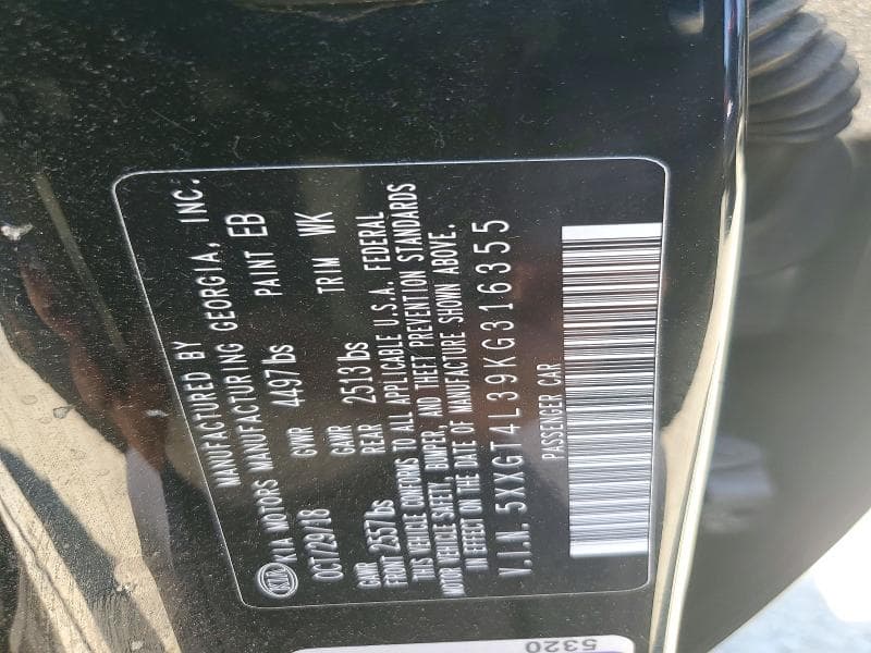 2019 KIA OPTIMA S 12