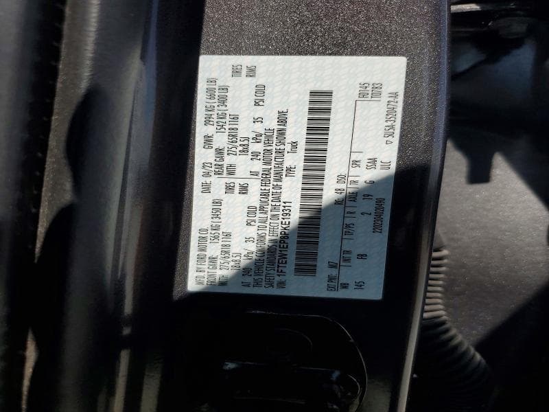 2023 FORD F150 SUPERCREW 12