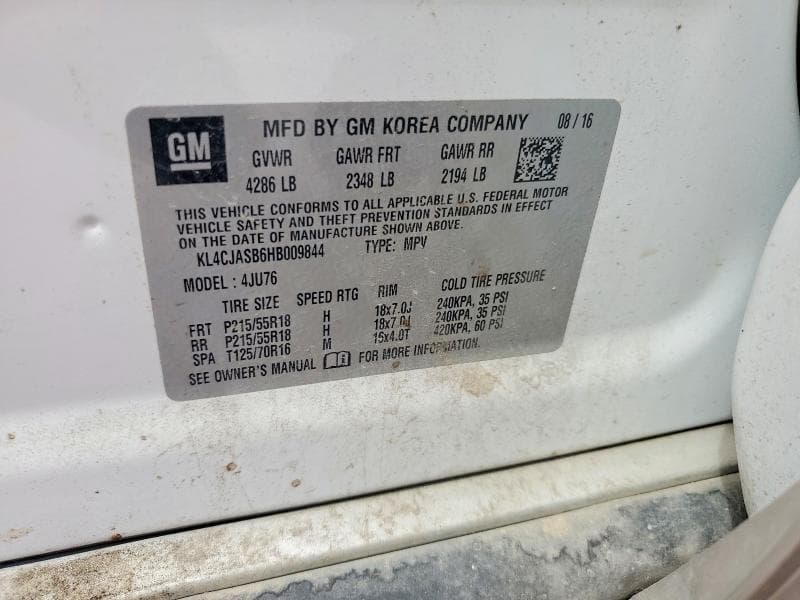 2017 BUICK ENCORE PREFERRED 14