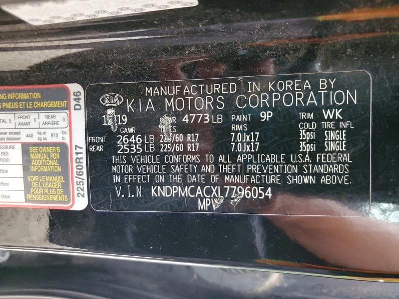 2020 KIA SPORTAGE LX 13