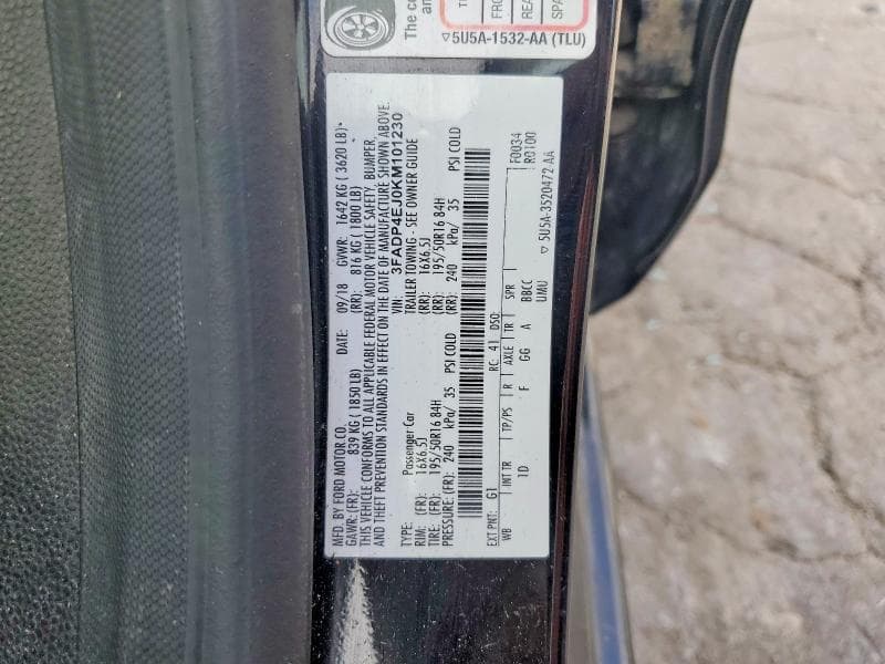 2019 FORD FIESTA SE 12