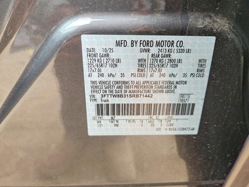 2025 FORD MAVERICK XL 12