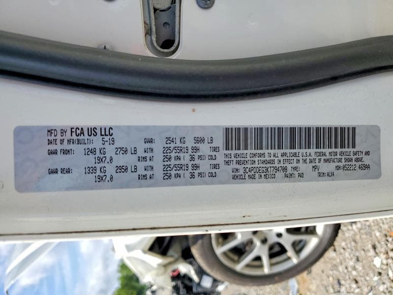 2019 DODGE JOURNEY GT 14