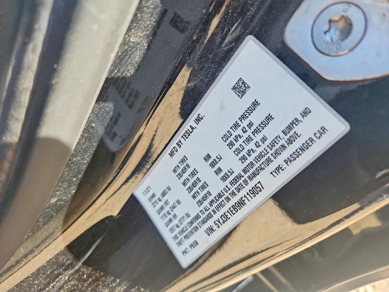 2022 TESLA MODEL 3 12