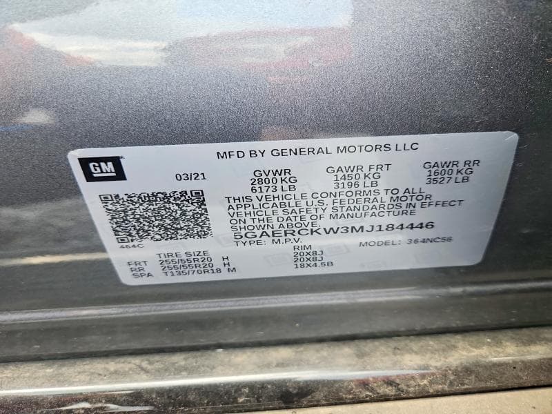 2021 BUICK ENCLAVE PREMIUM 14