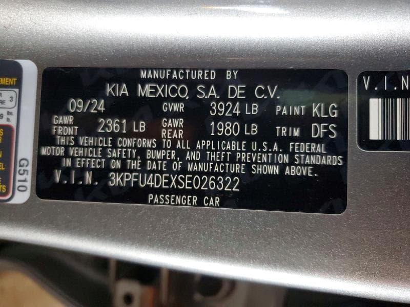 2025 KIA K4 EX 12