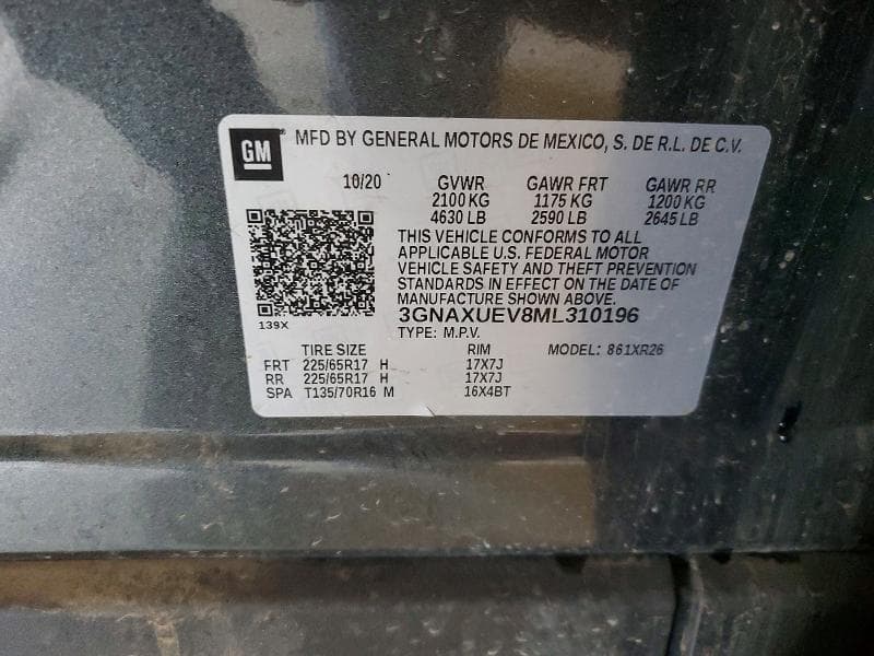 2021 CHEVROLET EQUINOX LT 13