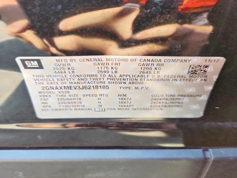 2018 CHEVROLET EQUINOX PREMIER 13
