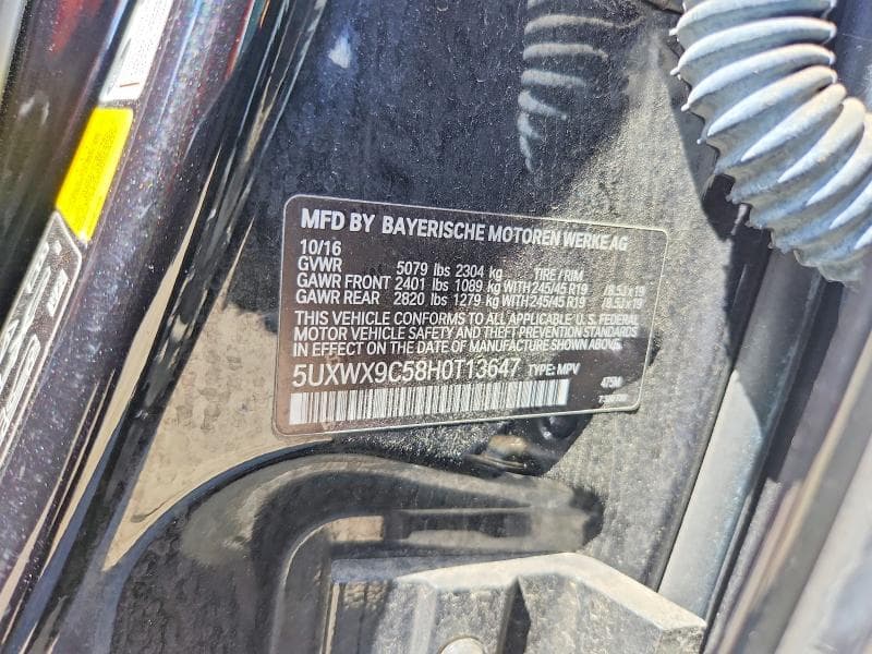 2017 BMW X3 XDRIVE28I 13