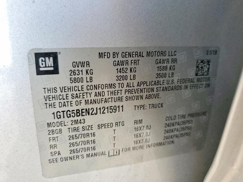 2018 GMC CANYON 12