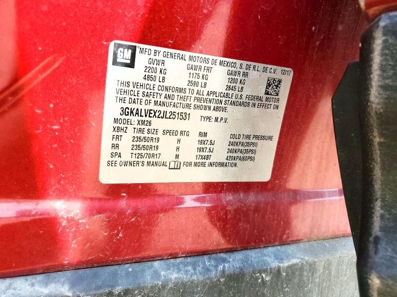 2018 GMC TERRAIN SLT 13