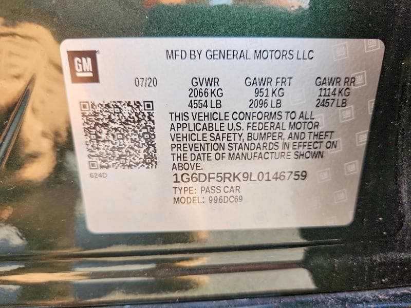 2020 CADILLAC CT4 PREMIUM LUXURY 12