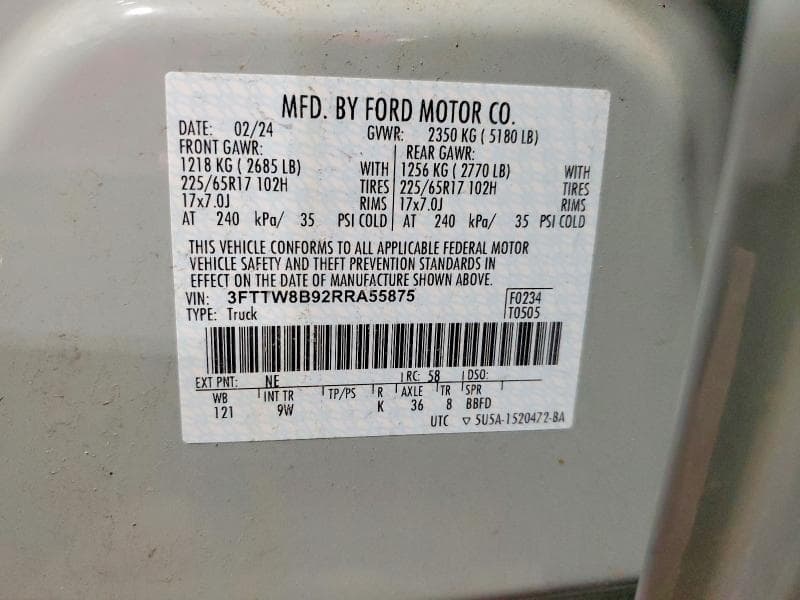2024 FORD MAVERICK XL 13