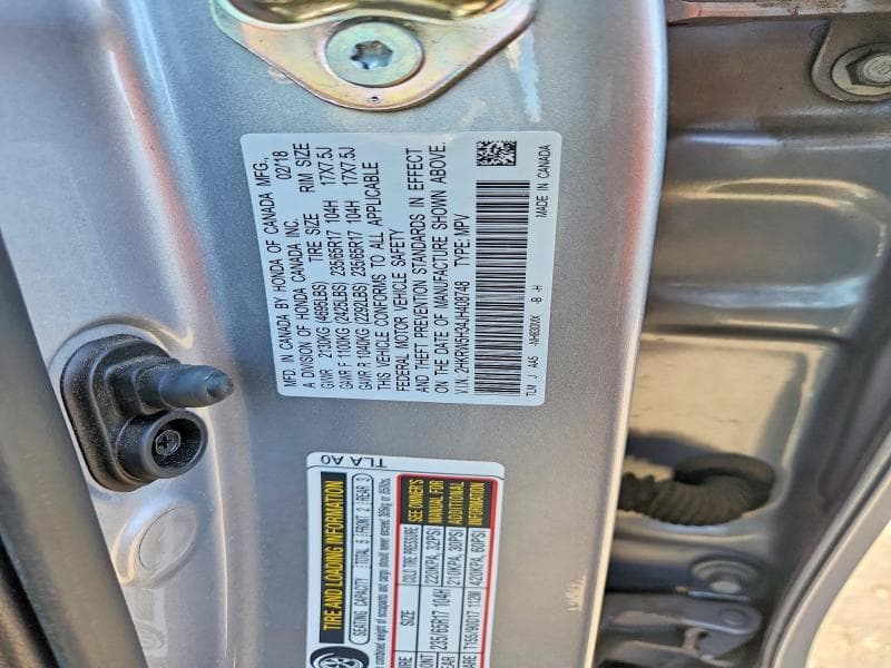 2018 HONDA CR-V LX 14