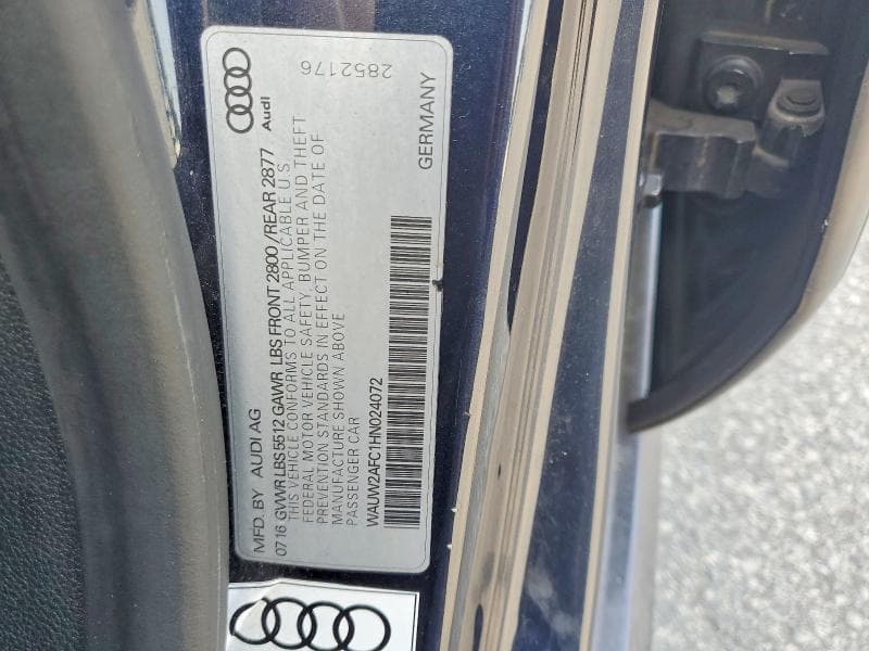 2017 AUDI A7 PREMIUM PLUS 12