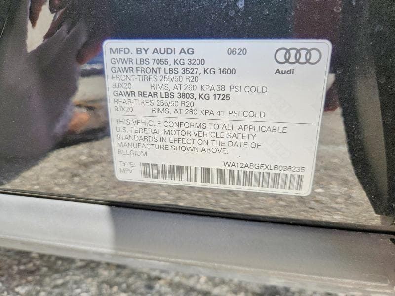 2020 AUDI E-TRON SPORTBACK PREMIUM PLUS 13