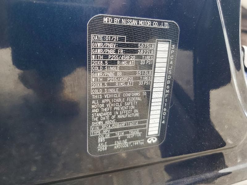 2021 INFINITI QX50 AUTOGRAPH 14