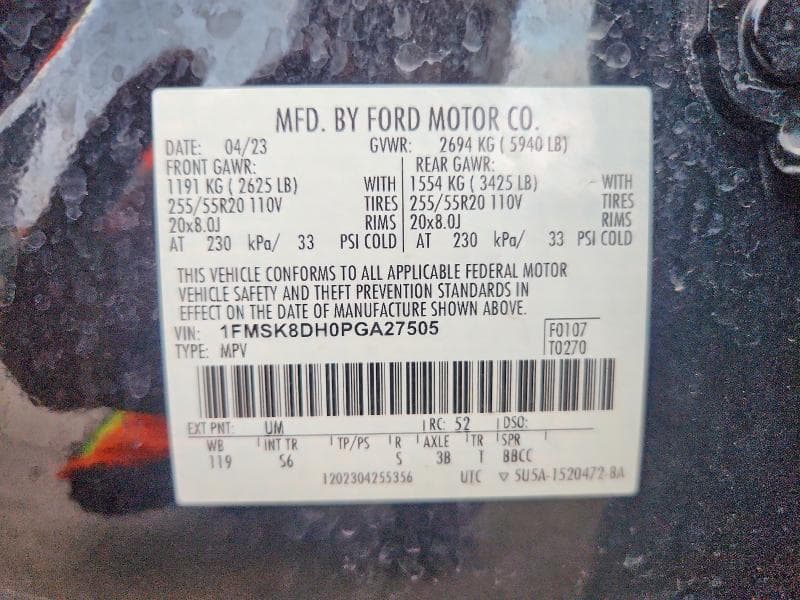 2023 FORD EXPLORER XLT 13