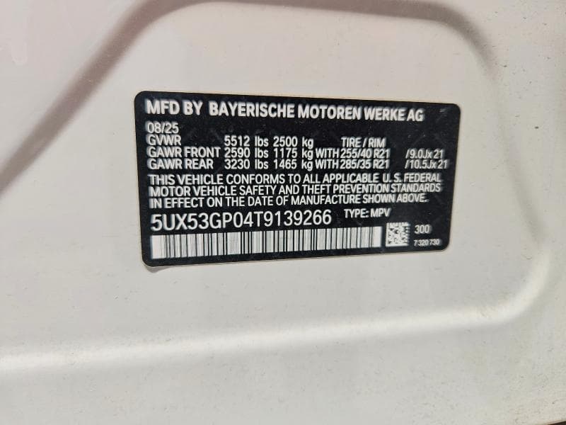 2026 BMW X3 30 XDRIVE 13