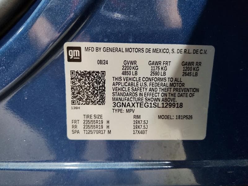 2025 CHEVROLET EQUINOX RS 13