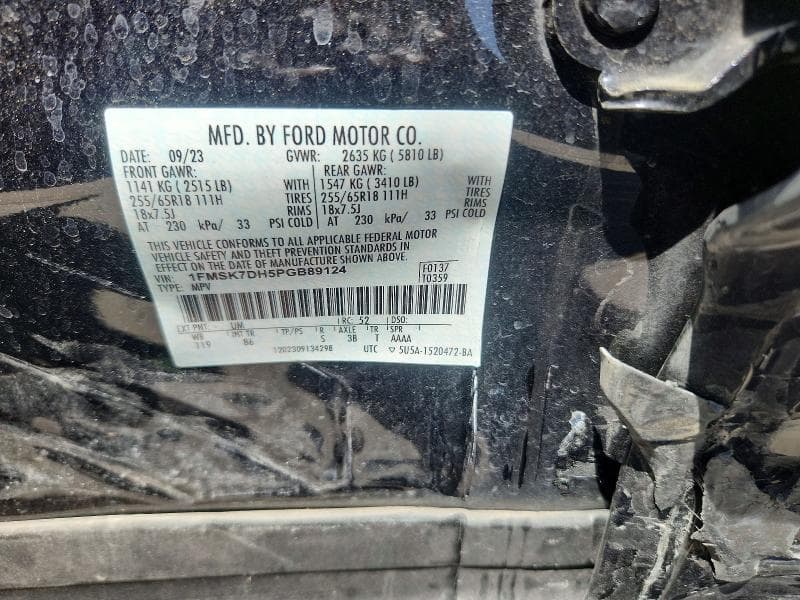 2023 FORD EXPLORER XLT 13