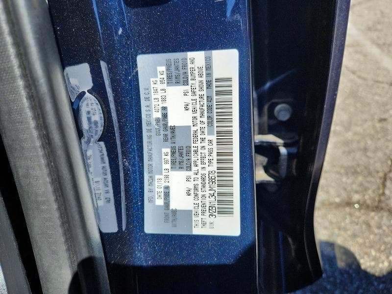 2018 MAZDA 3 TOURING 13