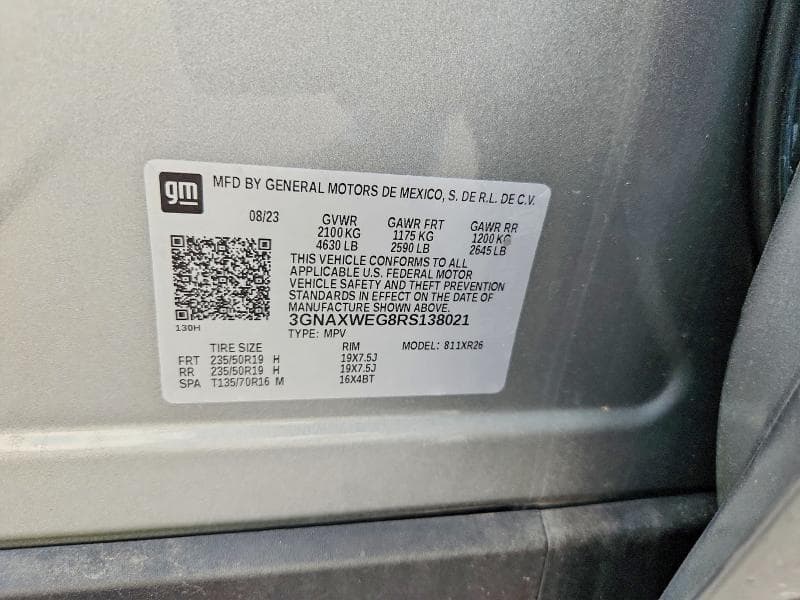 2024 CHEVROLET EQUINOX RS 13