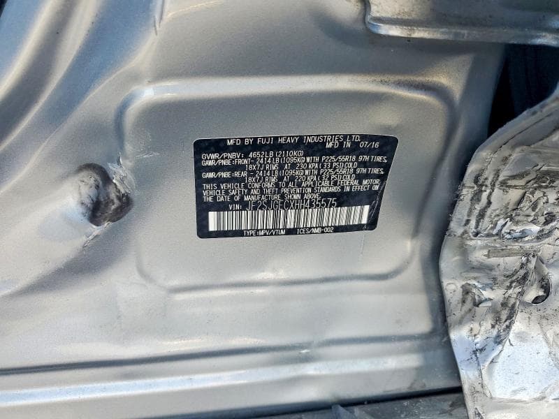 2017 SUBARU FORESTER 2.0XT PREMIUM 12