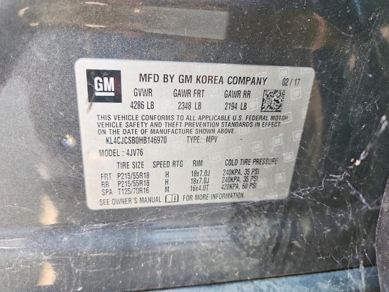 2017 BUICK ENCORE ESSENCE 12