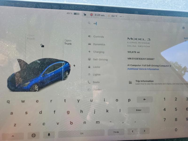 2019 TESLA MODEL 3 9