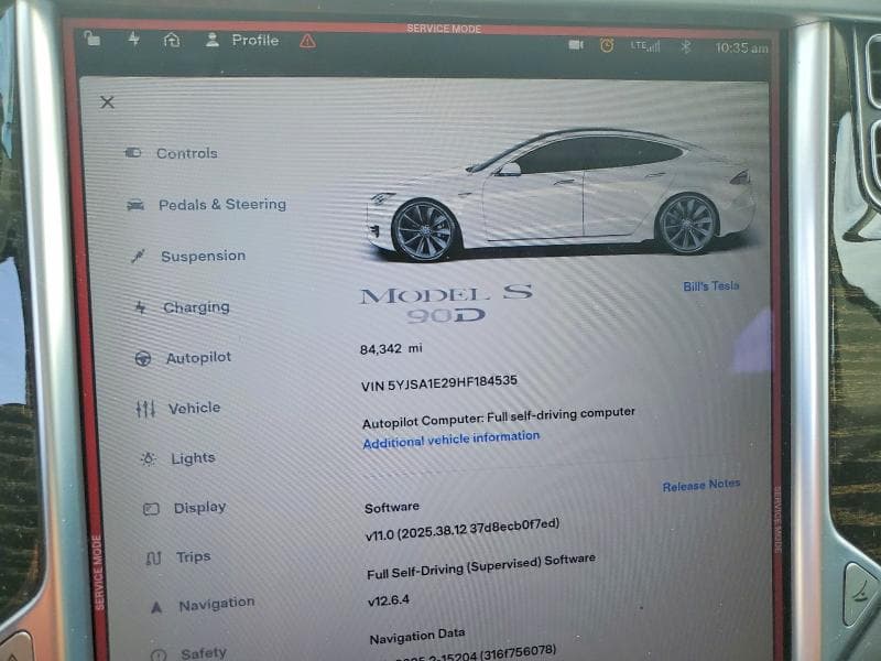 2017 TESLA MODEL S 9