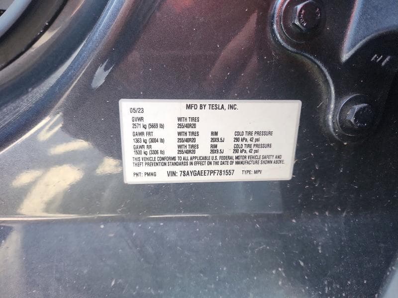 2023 TESLA MODEL Y 12