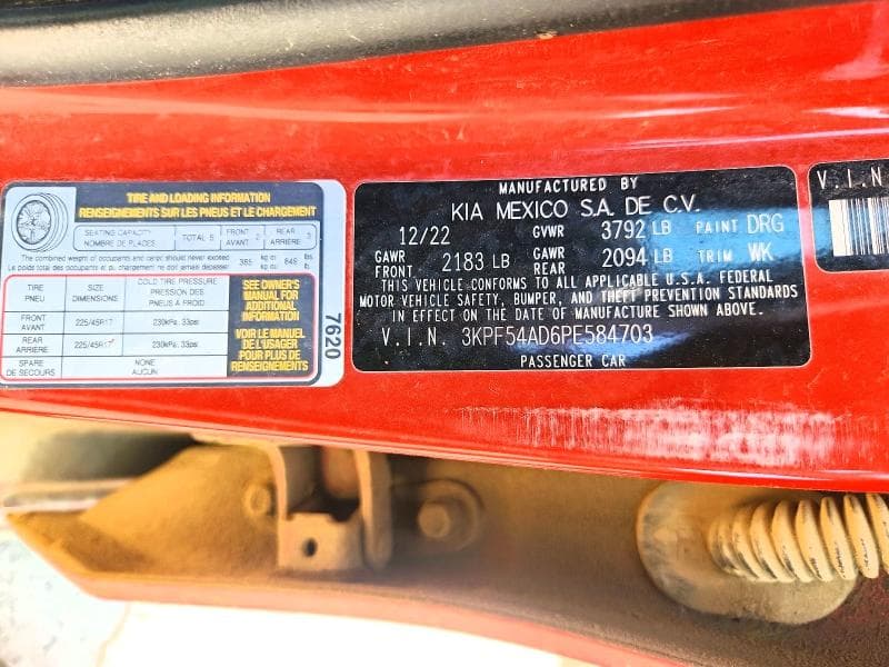 2023 KIA FORTE GT LINE 13