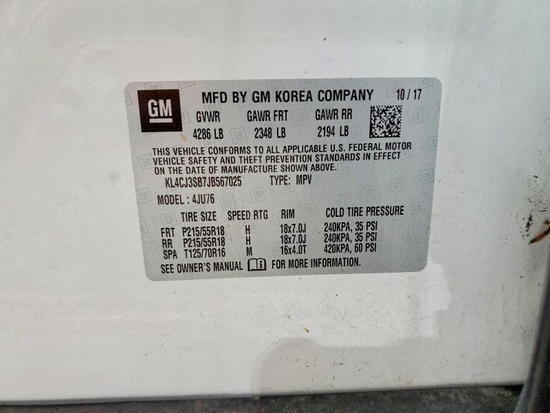 2018 BUICK ENCORE 13