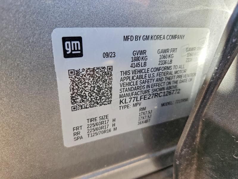 2024 CHEVROLET TRAX LS 12