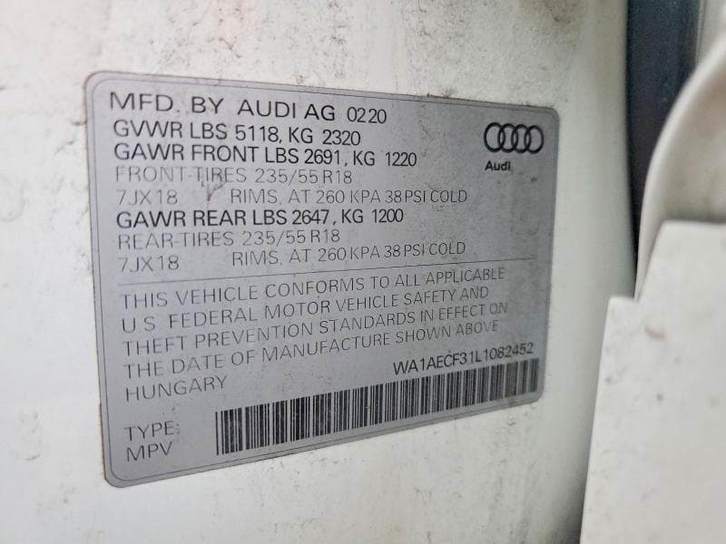 2020 AUDI Q3 PREMIUM 13