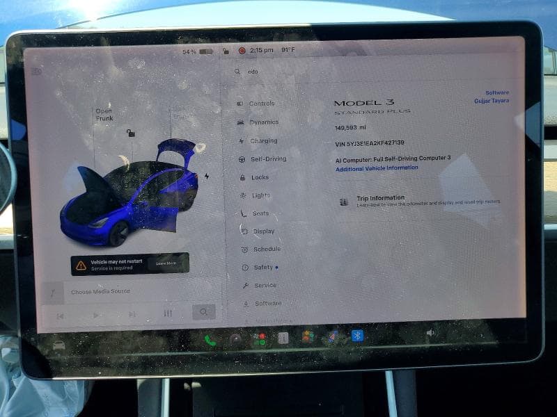 2019 TESLA MODEL 3 9