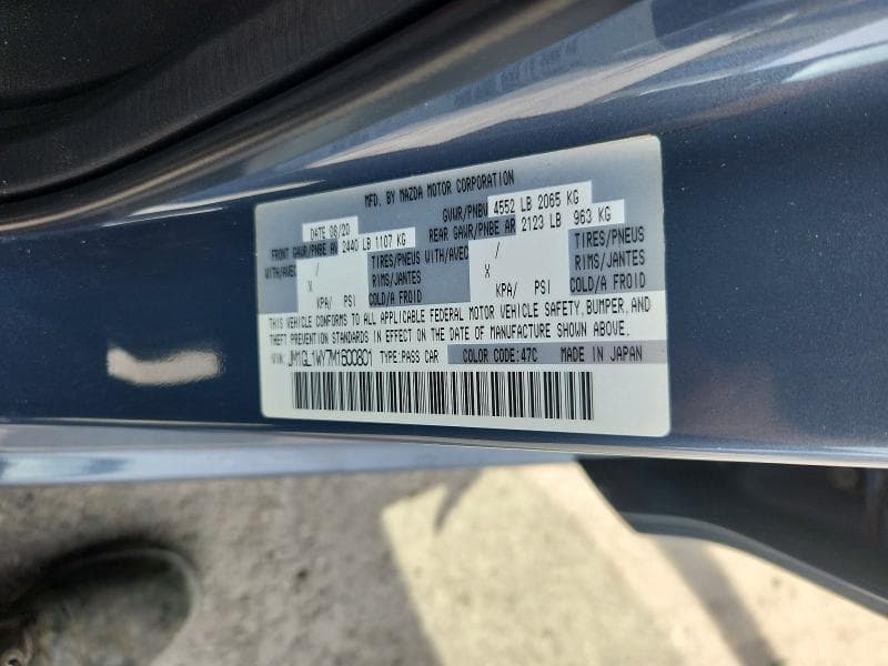 2021 MAZDA 6 GRAND TOURING RESERVE 12