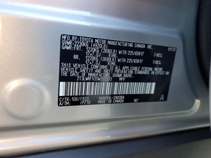 2025 TOYOTA RAV4 LE 12