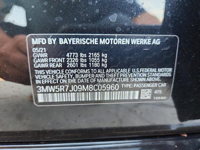 2021 BMW 330XI 12