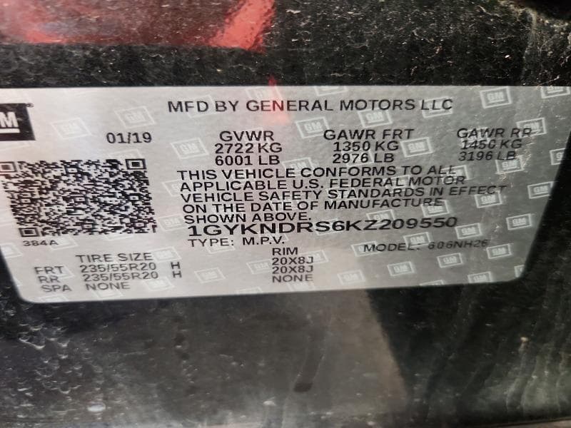2019 CADILLAC XT5 LUXURY 13
