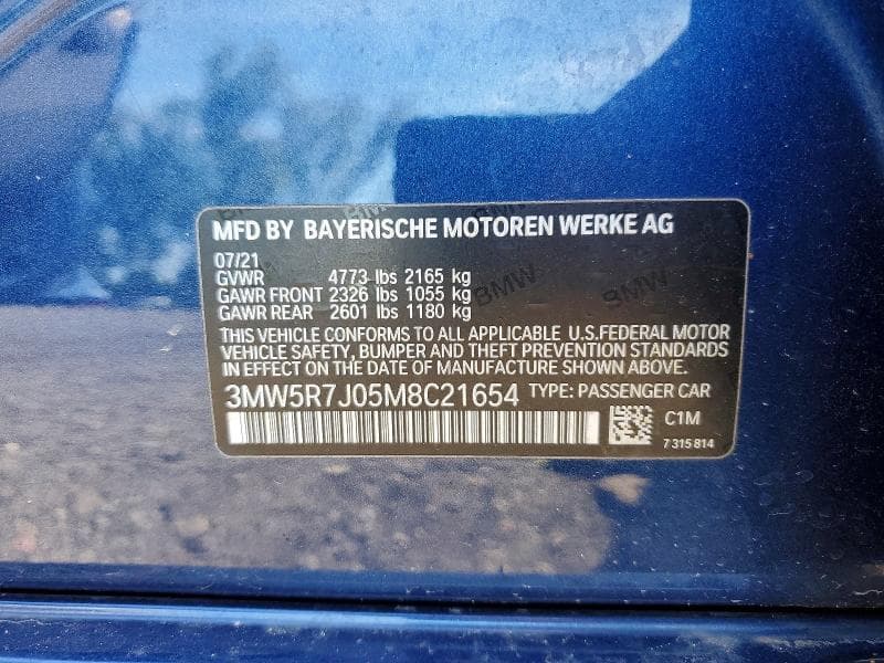 2021 BMW 330XI 12