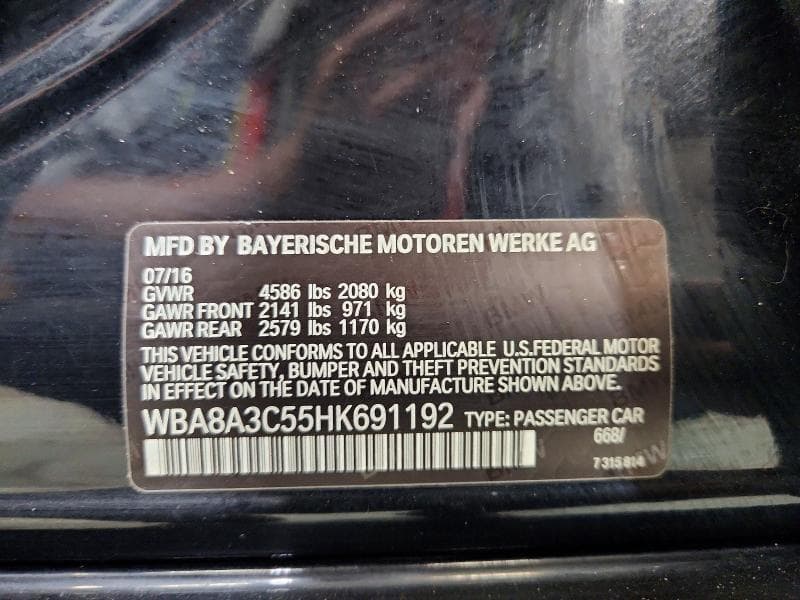 2017 BMW 320 XI 12