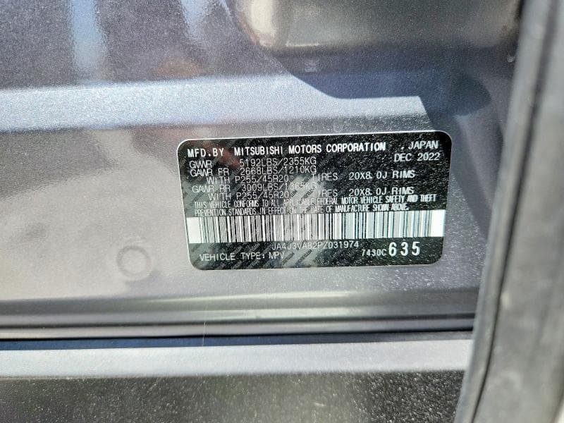 2023 MITSUBISHI OUTLANDER SEL 14