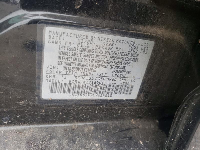 2020 NISSAN SENTRA SR 12