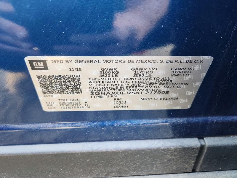 2019 CHEVROLET EQUINOX LT 13