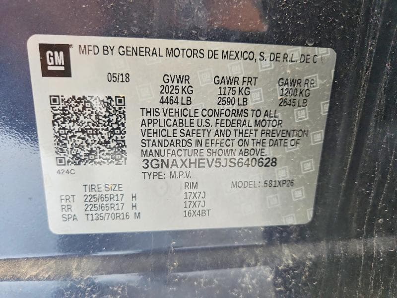 2018 CHEVROLET EQUINOX LS 13